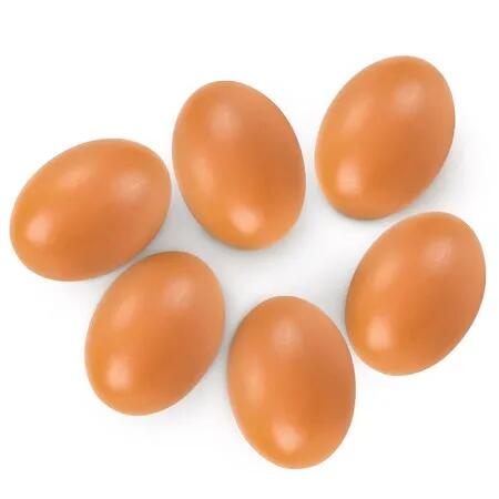 Wooden Fake Eggs Nesting Dummy Laying Hen Agricultural Tool 6 Pcs Farm Nest Laying Hatch Box Training