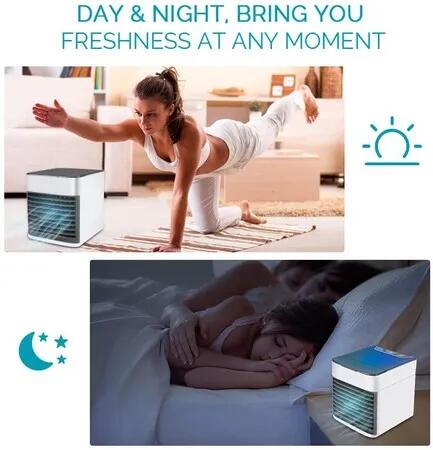 Portable Powerful Air Pure Chill Evaporative Air Cooler with Hydro-Chill Technology for Enhanced Cooling, Cool Your Space with Power, Silence, Portability