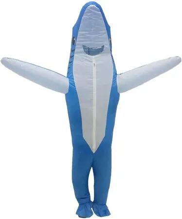 Inflatable Shark Costume for (150-190cm) for a Jaw-Dropping Halloween or Costume Party 150-190cm