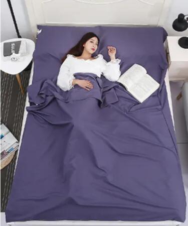 Lightweight Sleep Sack and Travel Sheets - Double Camping Sleeping Bag Liner for Backpacking, Camping, and Hostels(160*210cm)