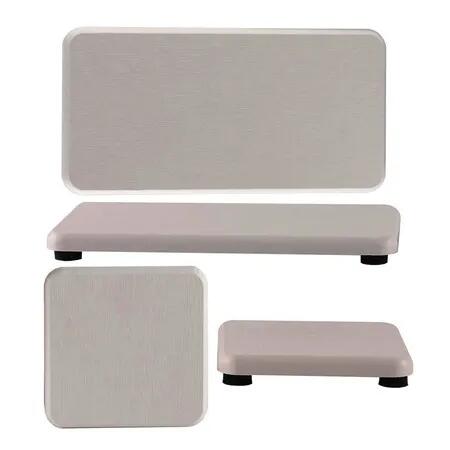 Light Gray 4 PCS Diatomaceous Earth Set Absorbent Tray Soap Dish Hand Sanitizer Holder Plant Pot Drying Mat for Kitchen