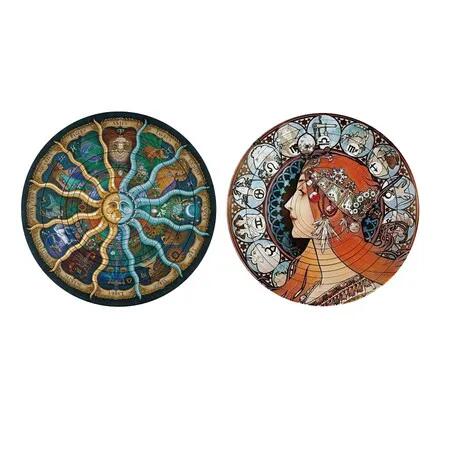 Zodiac Sign Theme Rotating Flip Puzzle Toy Stress Relief Relaxation Brain Educational 3D Design