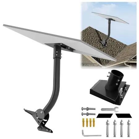 Starlink Gen 3 Mount,Starlink Mounting Kit,Starlink Wall Mount,Includes Pipe Adapter,Starlink Gen 3 Roof Mount