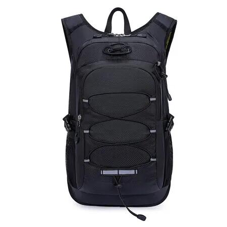 Lightweight Outdoor Hiking Backpack,Large Capacity Pack for Travel,Hiking,Climbing,Skiing,Running Daypack for Men Women Color Black