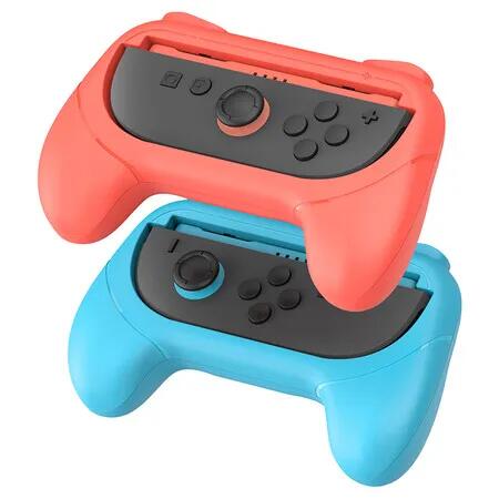 Orange And Blue Protective Cover for Switch 2 Game Console Simple Grip Handle Accessories