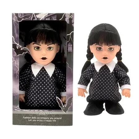 Wednesday Addams Amuseables Toy,Electric toys with singing Walking Toys