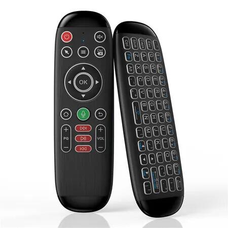 Universal 2.4G Air Mouse Remote Controller Color Backlight Keyboard Remote Control For Android TV Box PC Projector Computers TVs