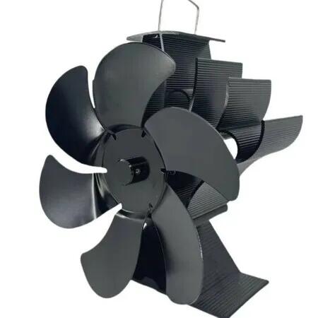 Wood Stove Fan Heat Powered Fireplace Fan Non Electric, Thermal Fan for Wood Burning Stove, Pellet, Log Burner, w Stove Accessories