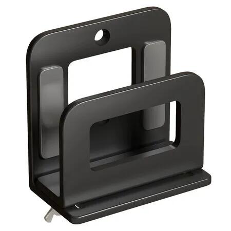 Universal Wall Mount Holder for Small Devices, Heavy Duty Cable Box, Router, Modem Mount Bracket, Black