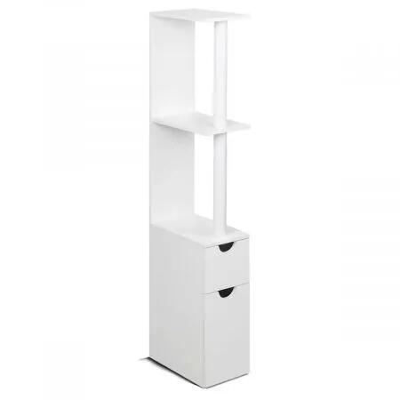 Freestanding Bathroom Storage Cabinet - White