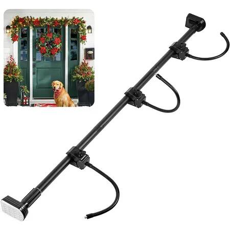 Garland Hanger for Front Door Frame, Adjustable Fits 80cm to 200cm Doors, Large, Heavy Duty Christmas Halloween Decoration Holder for Wreaths