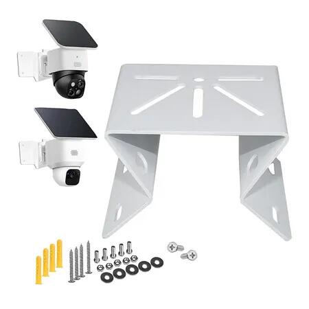 Stainless Steel Corner Camera Mount Compatible with eufy SoloCam S340/E30/E42,eufy 4G LTE Cam S330, Bracket for PTZ Camera Outdoor Indoor