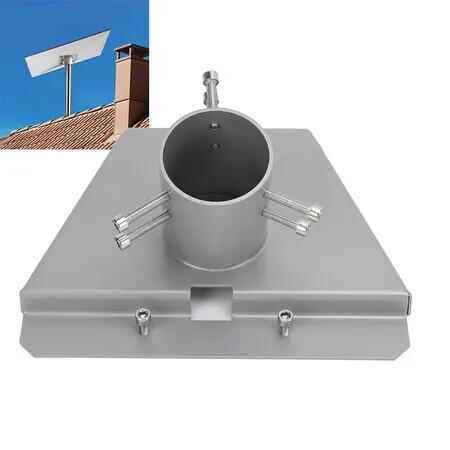 Starlink Gen 3 Pipe Adapter, Starlink Pole Mount Base, 360 Degree Rotation and 20 Degree Tilt, Satellite Receiver Antenna Pipe Adapter