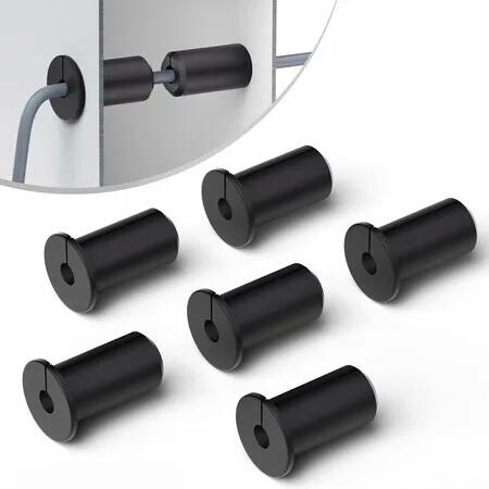 6 PCS Starlink Wall Grommets 3/4 Inch Rubber Wall Bushing Grommet for Starlink Dishy Ethernet Cable 19mm Diameter Hole Starlink Cable Routing Kit