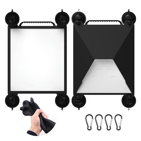 Starlink Mini Suction Cup Mount, Starlink Mini Suction Car Roof Mount Protect Silicone Case with 2 in 1 Suction Cup Roof Cover for Sunroof Window RV