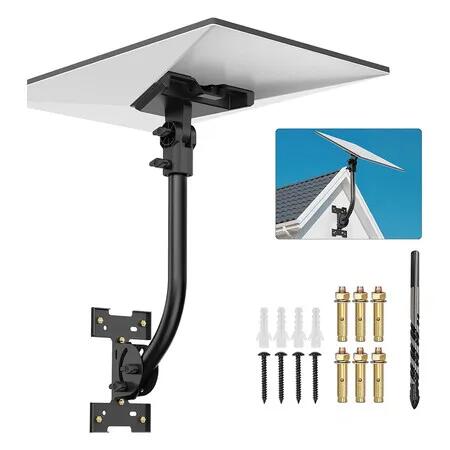 Starlink Gen 3 Mount, Adjustable 180 Degree Installation kit with Waterproof Design Suitable for Wooden Roofs and Walls