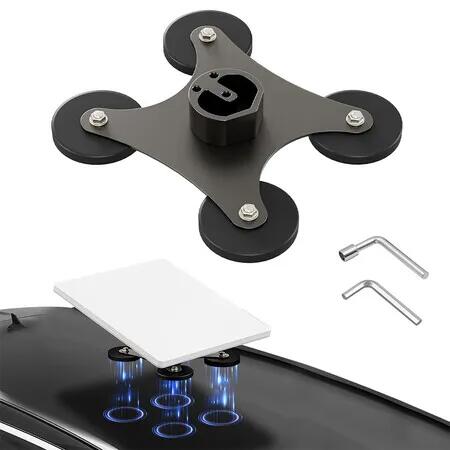 Starlink Mini Mount, 240lbs Magnetic Heavy Duty Car Mount Base, Starlink Mini Accessories for RV Truck, Boat Aluminum Alloy