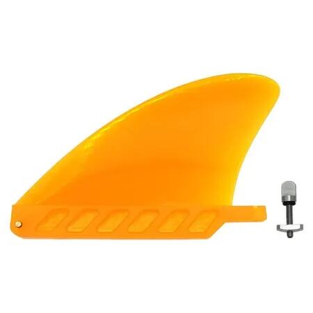 4.6inch Soft Surf Fin for Surf Boards, SUP Paddleboards or Water SUP with Tool fin Screw, Orange