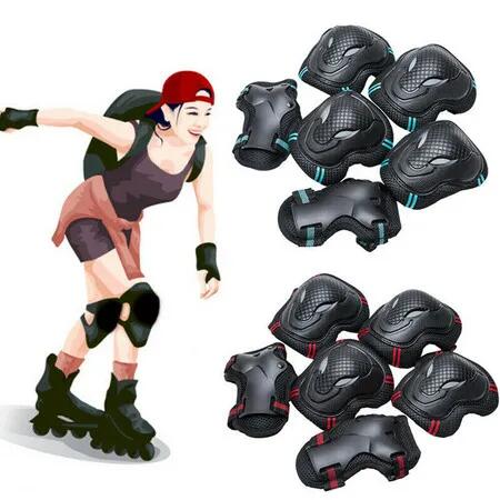 Kids Protective Gear Set Knee Elbow Pads Wrist Guards Roller Skating Skateboard Cycling Scooter Size S