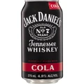 Jack Daniels & Cola Can 375mL
