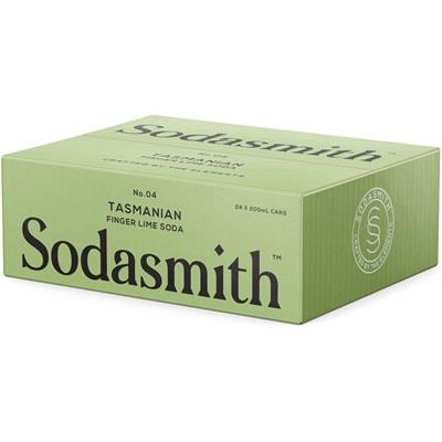 Sodasmith Tasmanian Lime Soda Water Can 200mL