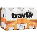 Travla Mid Strength Lager Can 375mL