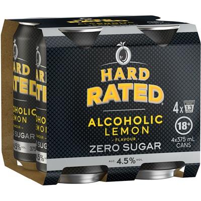Hard Rated Zero Sugar Can 375mL