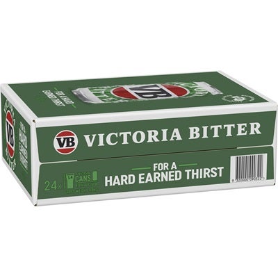 Victoria Bitter Can 375mL