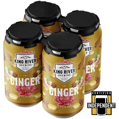 King River Ginger Beer Can 375mL