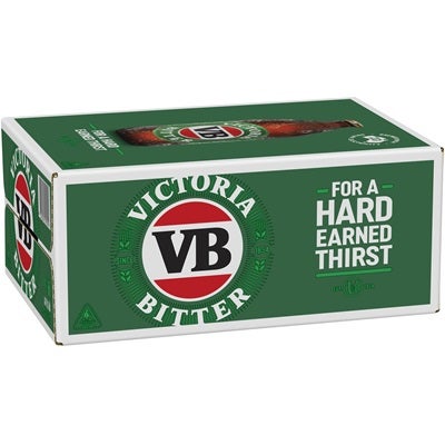 Victoria Bitter Bottle 375mL