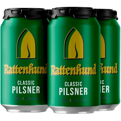 Hop Nation Rattenhund Classic Pilsner Can 355mL