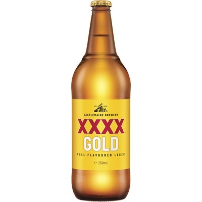 XXXX Gold Rack Pk Bottle 750mL