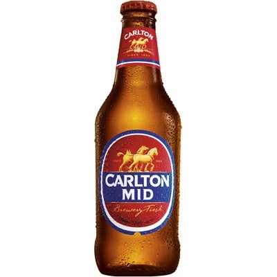 Carlton Mid Bottle 375mL