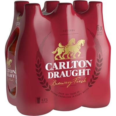 Carlton Draught Bottle 375mL