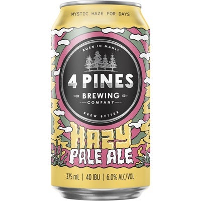4 Pines Brewing Hazy Pale Ale Can 375mL