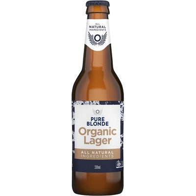 Pure Blonde Organic Lager Bottle 330mL