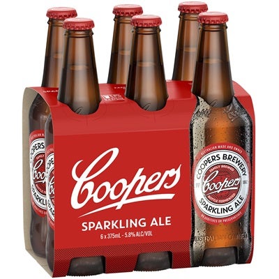 Coopers Sparkling Ale Bottle 375mL