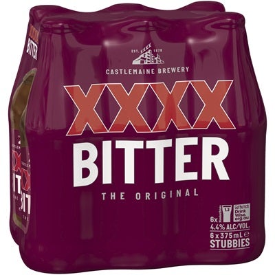 XXXX Bitter Bottle 375mL