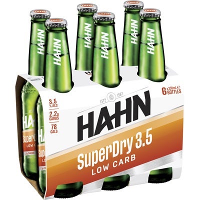 Hahn Super Dry 3.5 Bottle 330mL