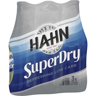 Hahn Super Dry Bottle 700mL