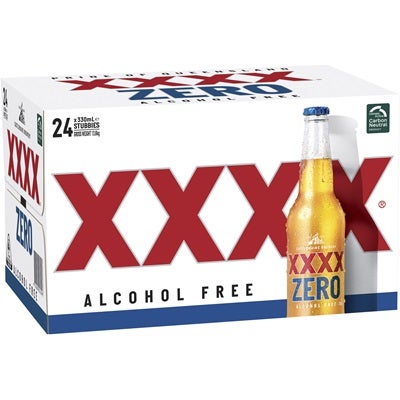 XXXX Zero Bottle 330mL