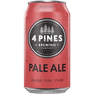 4 Pines Brewing Pale Ale Can 375mL