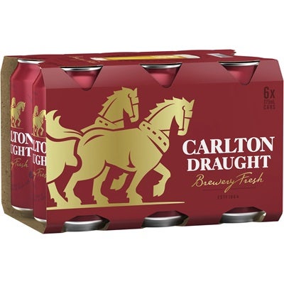 Carlton Draught Can 375mL