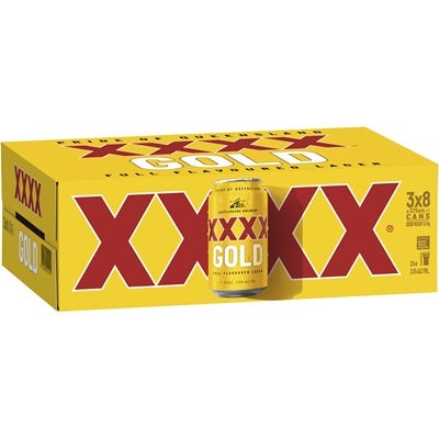 XXXX Gold 8pk Can 375mL