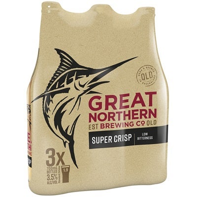 Great Northern Super Crisp Lager Bottle 700mL
