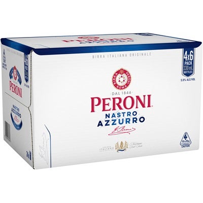 Peroni Nastro Azzurro 5% Bottle 330mL