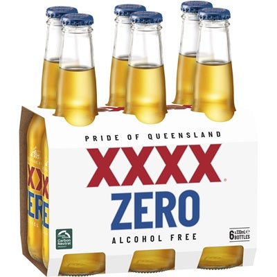 XXXX Zero Bottle 330mL
