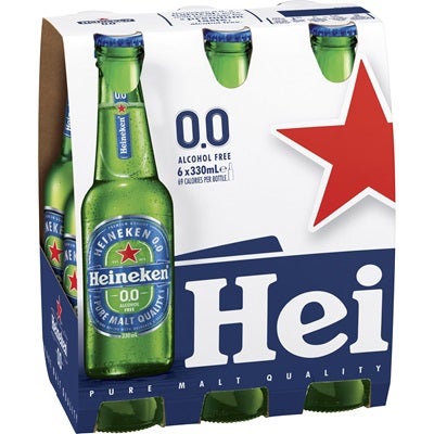 Heineken 0.0 Bottle 330mL