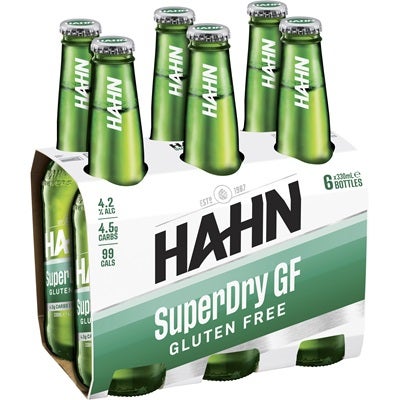 Hahn Super Dry Gluten Free Bottle 330mL