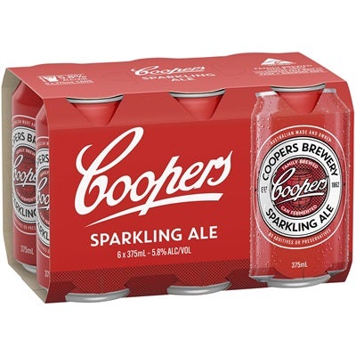Coopers Sparkling Ale Can 375mL
